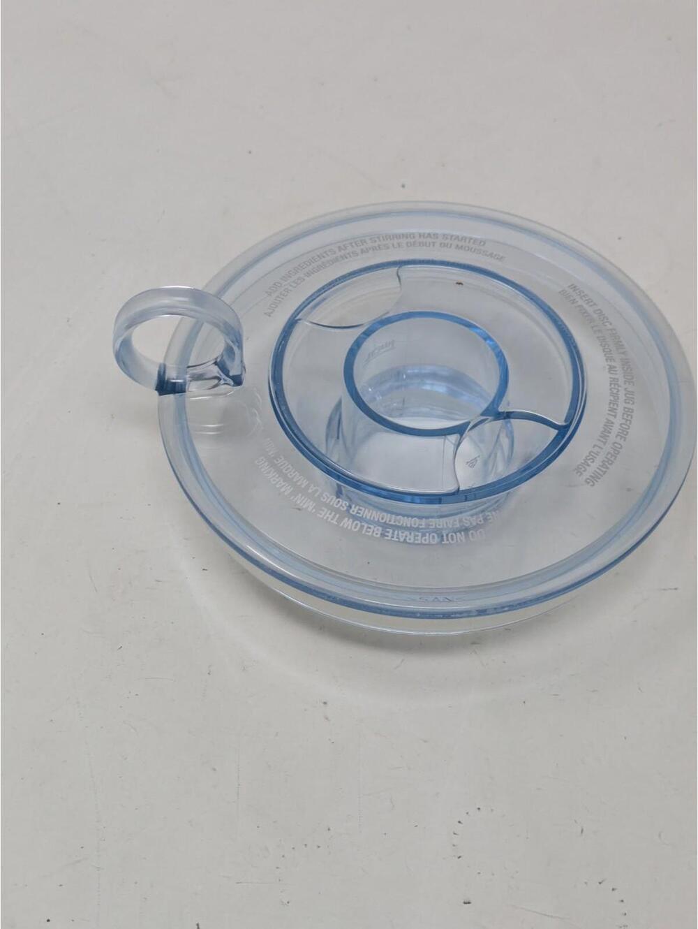 Breville BMF600XL Cafe Milk Frother  Clear Lid With Center Cap Replacement Parts
